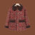 麦尚琪50岁妈妈穿的加厚棉服60中老年女装冬装妈妈加绒加厚棉袄冬季新款 红花 加.绒保暖 xl 建议90-105斤穿
