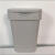 治疗车垃圾桶污物桶翻盖摇盖抢救车abs卫生桶废物带盖子 灰色