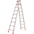 九零所 铝合金梯子【全加固300CM】双侧折叠梯3米梯子人字梯工程梯装修梯具