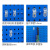力多方 五金工具挂钩方孔洞洞板展示架挂钩多孔板挂钩斜直挂钩75mm10个装可定制