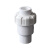 PVC球式止回阀给上水管单向阀水塑料逆止阀20 25 32 40 50 63 75 32mm球式--白色