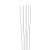 高硼硅玻璃棒搅拌棒引流棒导流棒 耐高温腐蚀直径5 6 7 8mm长 4*200mm(10支)
