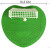 男士洗手间小便池防臭芳香片尿斗足球门过滤网小便器防溅水除臭垫 足球款香片绿色