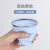 旅行硅胶水杯级耐高温便携式刷牙旅游折叠杯压缩杯户外 蓝色200ml-无钢圈
