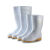 白色靴水鞋高筒防水防滑耐油耐酸碱厨房工业雨鞋劳保雨靴 中筒27cm 38