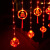 京云灿新年春节装饰灯led福字彩灯红灯笼串灯过年阳台氛围布置小挂灯 复古灯笼 福字 红线