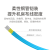 SHENGCOMM盛和 超细柔性铠装 FC-SC 单模双芯光纤跳线 抗拉抗压抗弯曲防鼠咬 LSZH 蓝色 3米 AOC2-FC-SC-SM-2.0*2-BU-3M