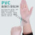 一次性手套pvc复合全麻面防护高弹家务防水防油卫生洗碗 黑的 S