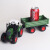 儿童拖拉机玩具车男孩滑行运输拖车模型车厢工程车宝宝大号翻斗车 拖拉机双轮版 KURUDY