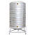 定制定制304不锈钢加厚水桶水箱储水桶立式太阳能楼顶蓄水酒罐水 78cm直径*高1.6米*0.7吨加厚