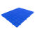 防潮板塑料垫板网格板塑料托盘冻库托板冷库地台板仓库防潮垫货板 圆孔加厚100x80x4厘米蓝色