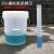 84液配比量杯奶茶店计量桶20升大容量10升柴油桶带刻度测量带工业品 zx5L全透明刻度桶1个