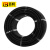百舸 塑料波纹管黑色PP材质防水阻燃软管穿线管可开口电线护套管 PP阻燃AD15.8（内径12）100米