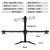 适用于定制1+3 4四屏屏显示器支架四屏支架32寸显示器架子支架多屏炒股 独立升降3+1屏