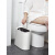 MUJIΕ日式垃圾桶无盖家卫生间厕所客厅卧室厨房 灰色