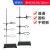 DYQT铁架台实验室架子台杆化学实验器材滴定台固定支架十字夹不锈钢大 普通铁架台3圈高60cm