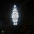 中盏 BXG10000 不锈钢户外灯76管庭院8米广场现代绿化大型方形圆形89管 景观灯 LED光源 10米高度