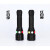 铁路专用强光信号手电筒红白绿/黄3三色充电防护指示灯带磁铁 A款红黄白+2电池+直充+盒