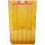 三孔水马围挡可移动防撞隔离墩安全施工注水隔离围栏塑料铁马护栏 黄色1.8米围挡 1800*900