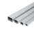 定制铝合金加厚方线槽明装外开穿线槽外盖式隐形布电压方形金属铝 50*30壁厚1.2mm 1米的价格