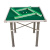 可折叠家用小型麻将桌麻雀枱棋牌桌宿舍两用桌子简易手搓打牌面板 不锈钢带烟缸桌腿-N72