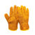 牛皮电焊手套防烫耐磨软皮焊工劳保工地耐用防护加厚工作手套 黄色12双