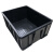 企金 防静电周转箱 410*305*150mm 黑色塑料箱物件收纳箱电子元件物料箱长方形塑料盒车间零件盒 QJ-S4310