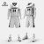 准者（RIGORER）【限时特购】篮球服套装男学生比赛球衣训练队服团购运动球服 纯白色 2XL 190