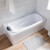 特司罗浴缸亚克力小户型家用单人按摩浴缸独立式长方形成人恒温加 空缸(左裙)加厚型 1.2m