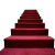 自粘楼梯地毯带背胶踏步垫防滑隔音免胶地垫耐磨满铺纯色商用定制 大红色 定制