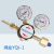 徐州鸿业YQJ-1气体减压器 工业气体黄铜双表头氮气氧气标气减压阀 YQJ5(251)