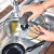 适用于厨房不锈钢刷锅洗碗刷锅刷去污清洁钢丝球铁丝大号钢丝棉 六个装