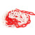 克鲁尼塑料链条 路锥链条路障锥/雪糕筒隔离链条 警示链条红白3米