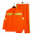 养护环卫套装反光安全服长袖路政绿化反光衣园林工人反光背心 墨绿 S