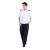 沸耐笙 FNS-33248 夏季保安服工作服 白色短袖+夏裤180 1套