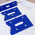 采易乐 强磁性标签 仓储货架标识牌材料卡货位卡磁吸材料卡 蓝色四磁60*100mm15292
