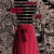 HANBIPAK半身裙女2024夏季新款垂感的春色黑色系带一片式中长a字开叉裙子 红色 侧开绑带 均码 75至134斤