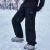 AWKA单板滑雪裤女2023新款冬季男防水防风保暖裤专业滑雪服裤子 黑 L