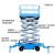 移动剪叉式自行走升降机小型电动液压升降平台高空作业登高车货梯 升高16米载重300公斤