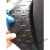 柳叶纹防滑橡胶垫人字形胶板绿色蓝色4S店新能源工位地垫定制 黑色3MM厚  1米*1米