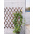 户外防腐伸缩实木栅栏碳化阳台围栏花园墙壁挂装饰爬藤架白色网格 碳化H150(厚0.9cm) 大