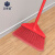 正奇谊 LQG-30 软毛扫地扫帚单个扫地清洁工具 8501 红色：四排透明丝扫把配1.2米木杆