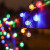 乐卡利太阳能灯串庭院户外防水露营灯花园氛围装饰气泡球彩灯遥控 遥控气泡灯(1.8CM 彩色200灯)