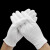 赫思迪格 白色礼仪手套 棉汗布劳保白手套 加厚款均码（12双） JG-1691
