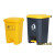 废料化学品分类垃圾箱脚踏垃圾桶锐器加厚型塑料加厚大桶针筒 30L特厚脚踏桶-灰盖 高韧性+2卷