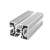 鑫和通 工业铝型材欧标4545加厚重铝合金型材流水线铝型材 45*45  2.0厚  四米一根
