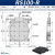 R轴滑台旋转手动微调整位移平台360光学微调角度分度盘RS40/60/90/125高负载 RS100-R