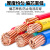 广东珠江电线电缆BV1.5/2.5/4/6平方单股纯铜芯国标硬线家装 1平方 单层皮硬线 (100米)红色