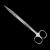 元汗 不锈钢剪刀 教学剪刀实验室解剖剪 弯圆12.5cm剪刀 1把 1218