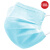 极标一次性使用口罩一次性口罩防护防尘透气口罩 蓝色 2盒（50个/盒）
